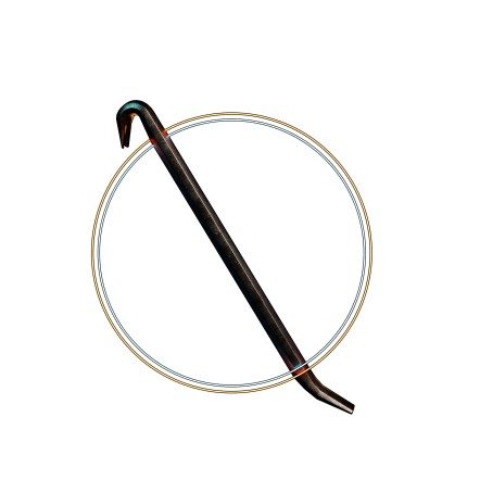 Get Free cover: a crowbar across a circle