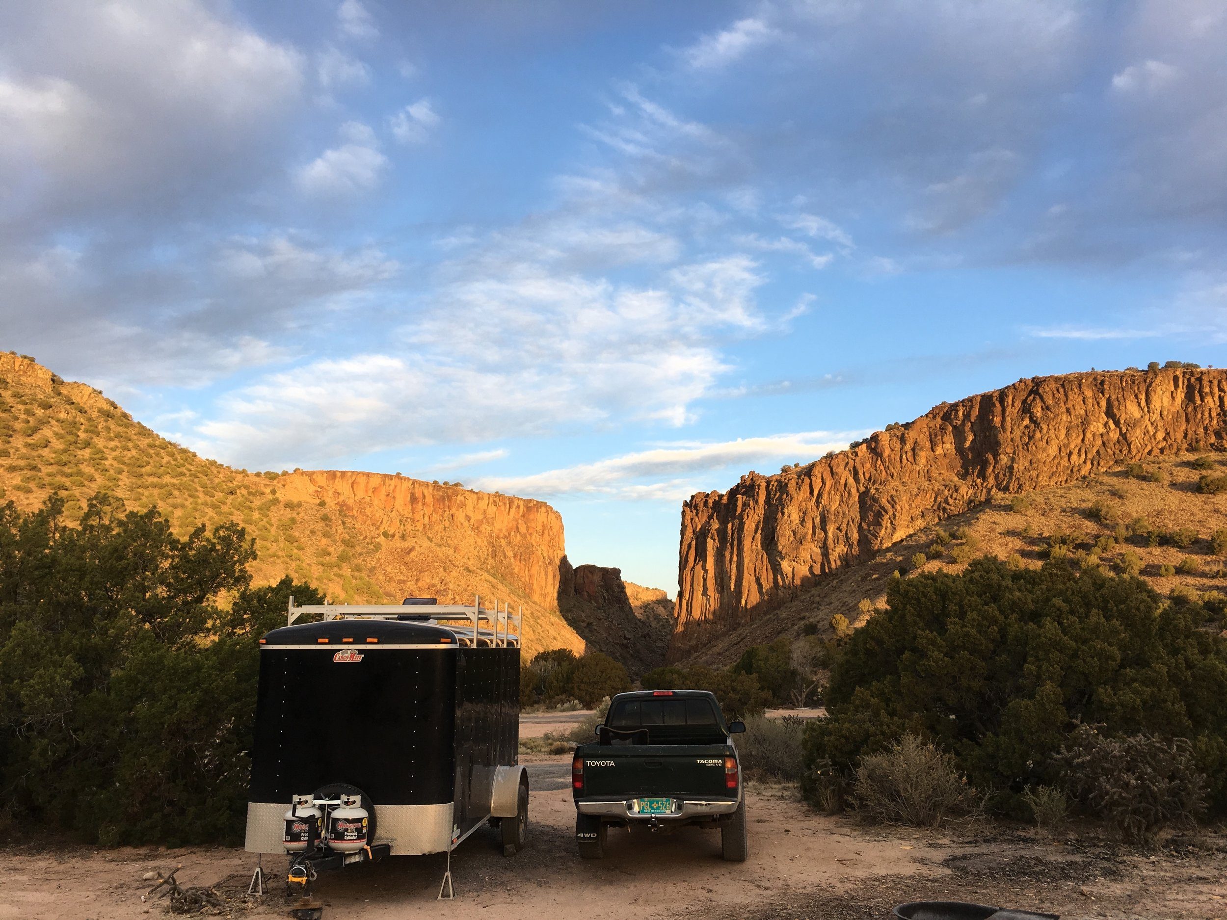 This was my backyard for a week.