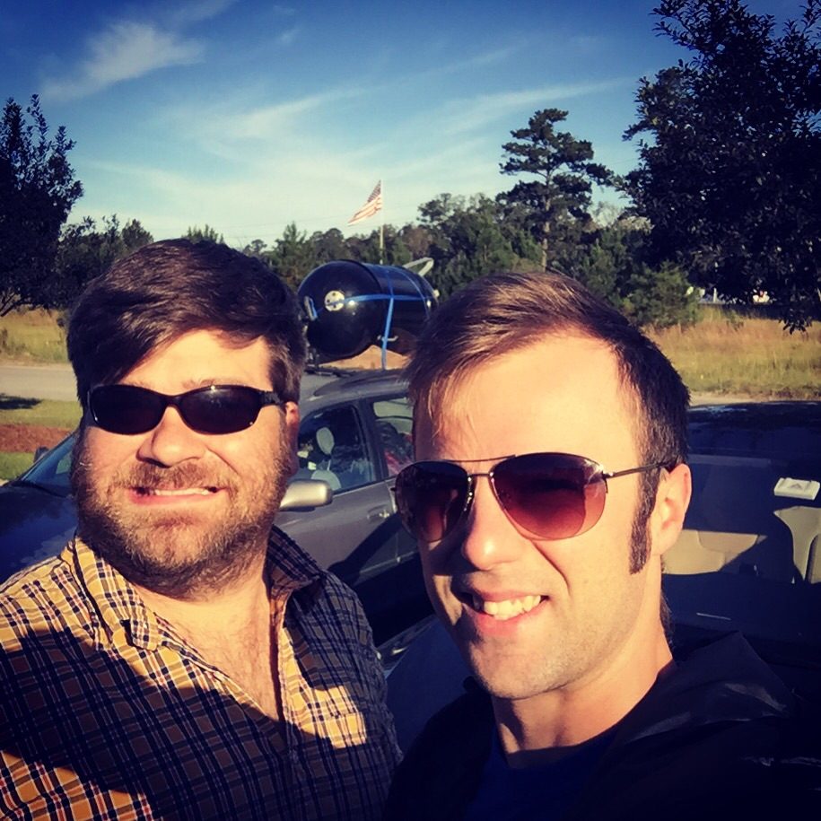 Two California cars meet in the South…