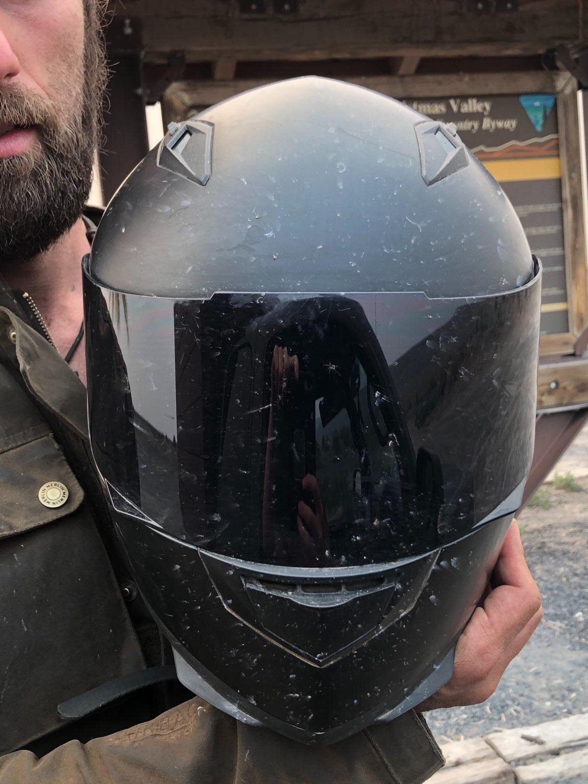 That stuff is ash.