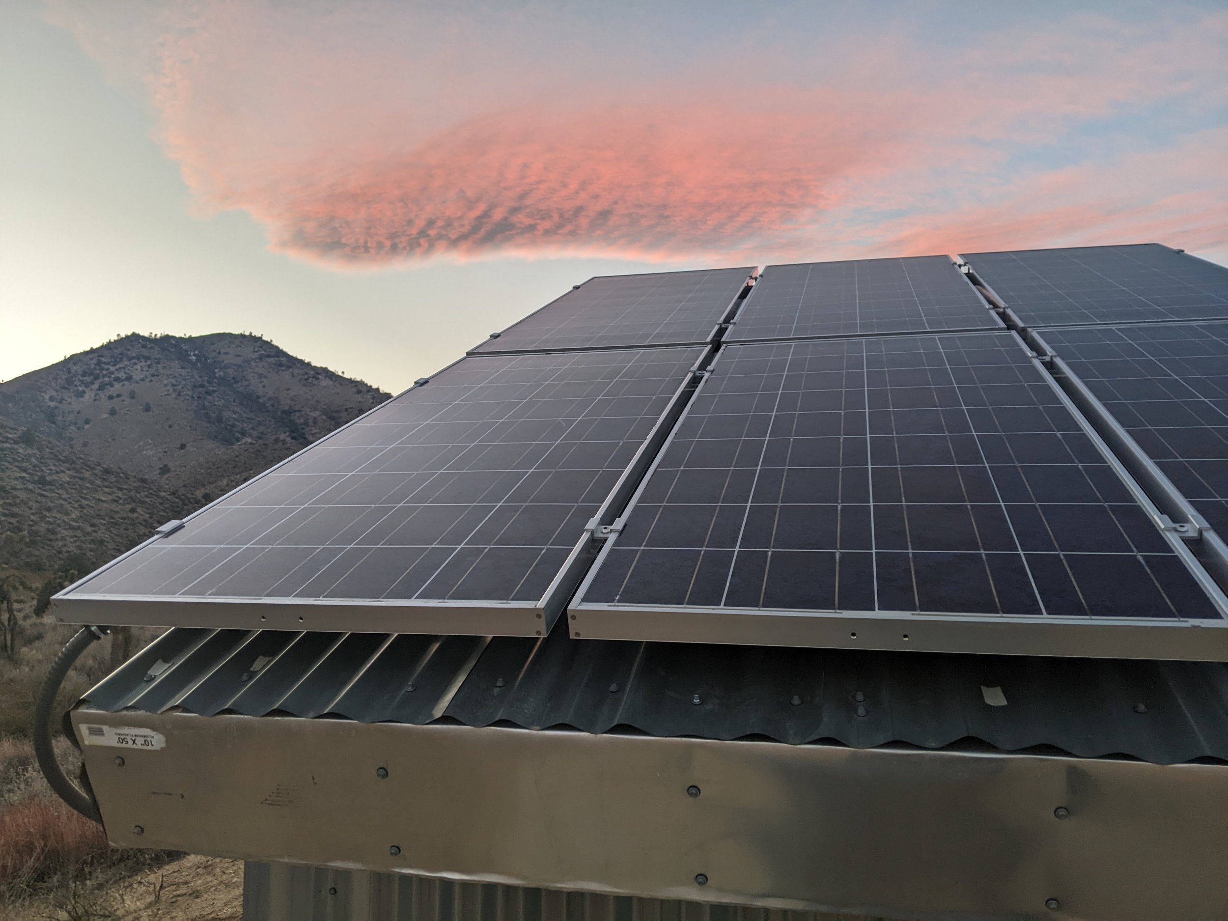 solar panels on off-grid well