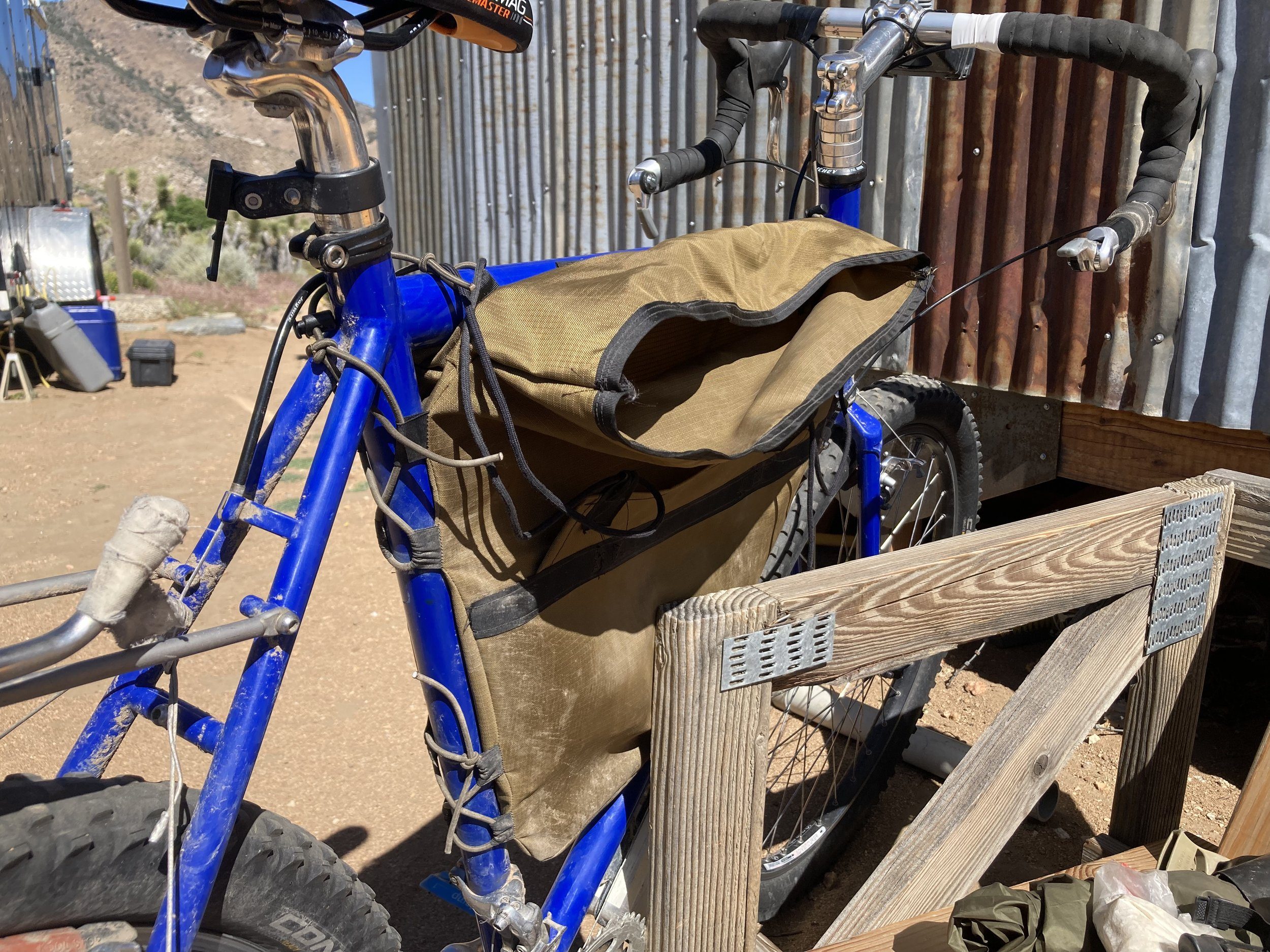 bikepacking myog rolltop framebag surly long haul trucker